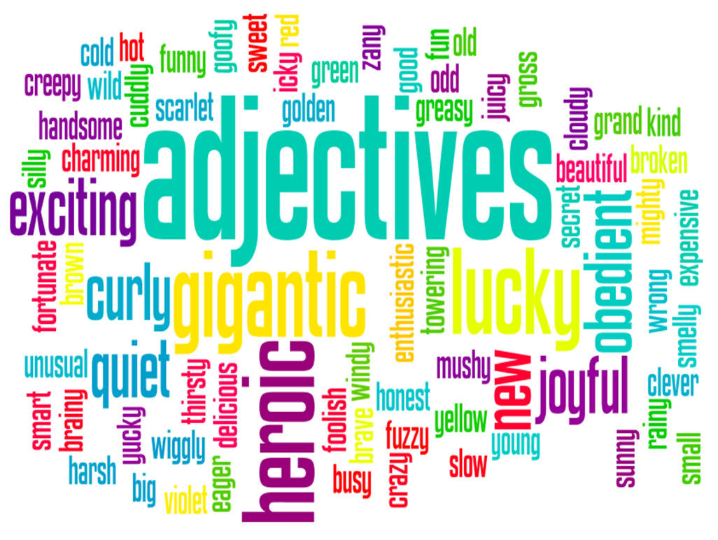 Resultado de imagen de adjectives in english picture